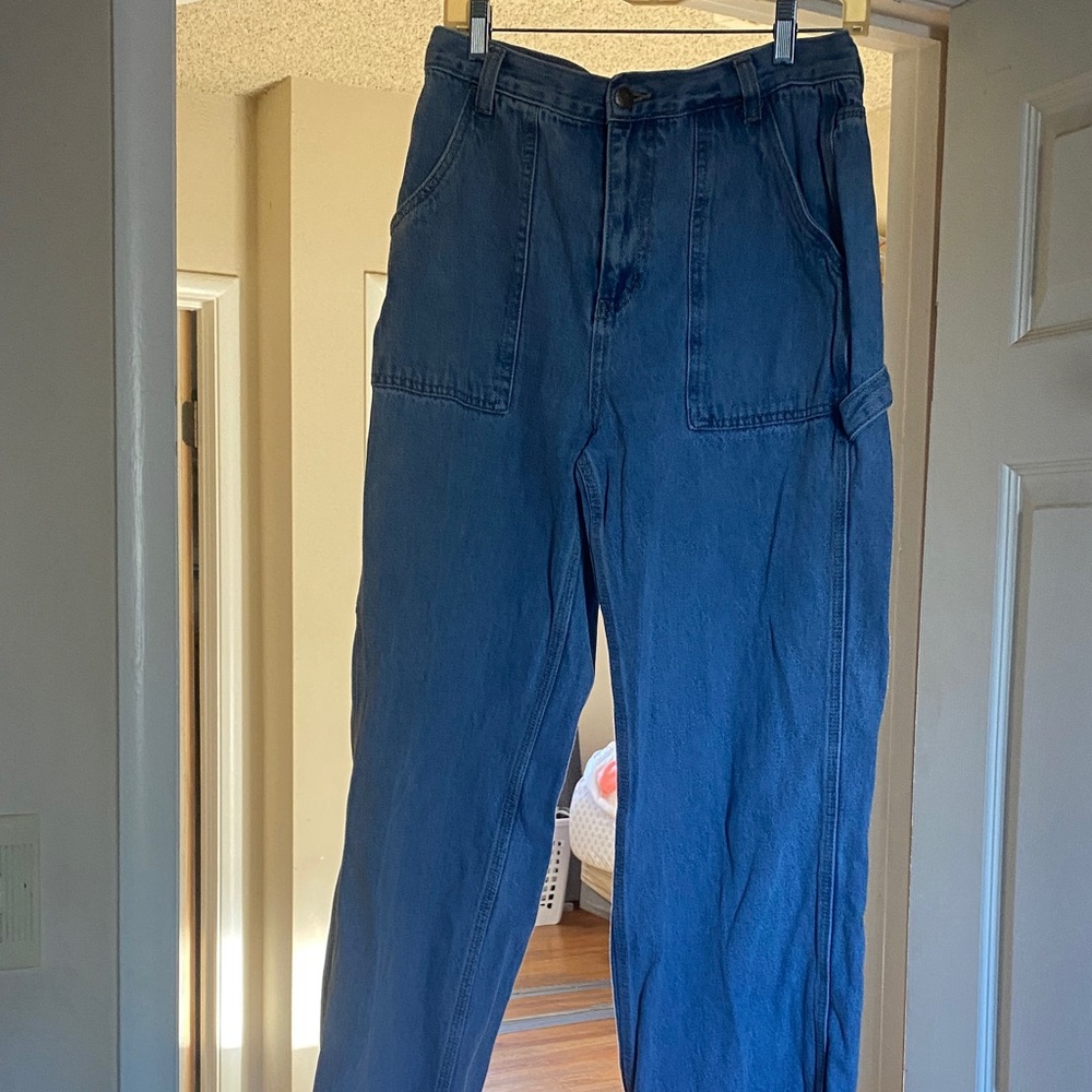 Women’s Blue Denim cargo Jeans